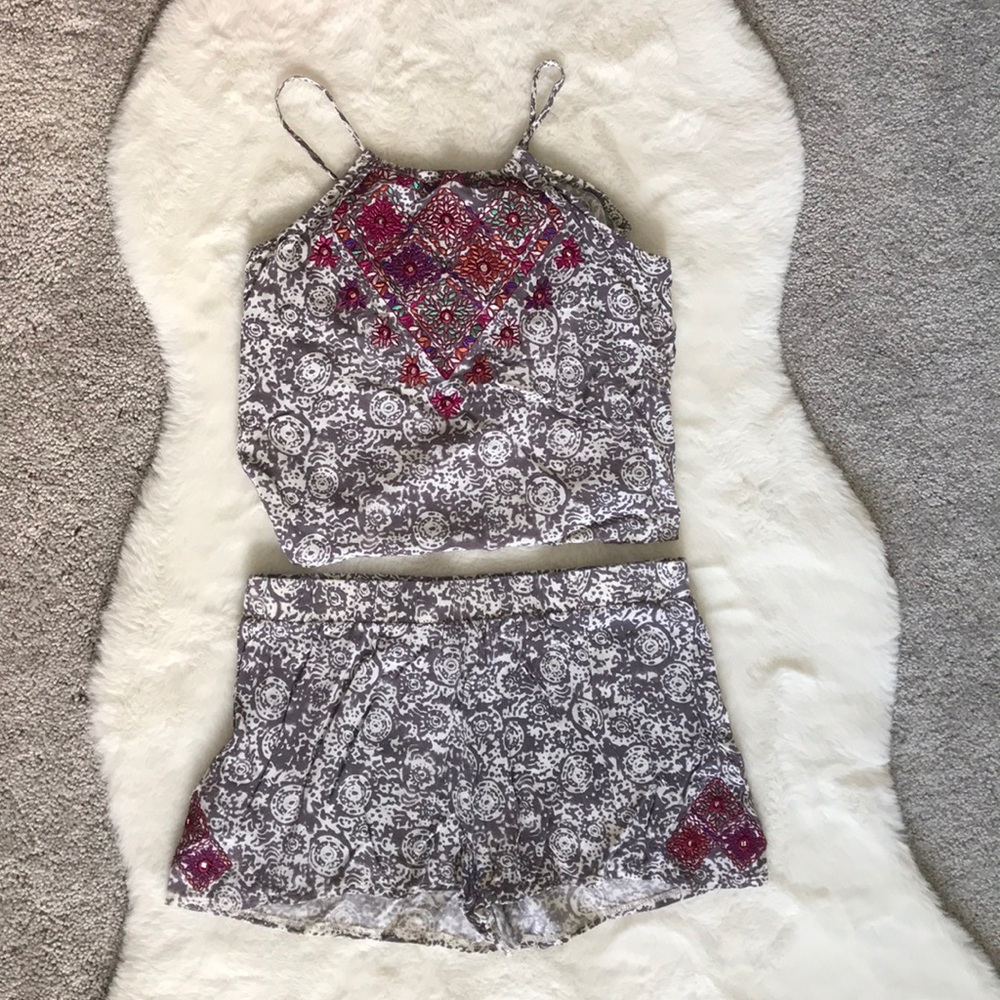 LA hearts matching set